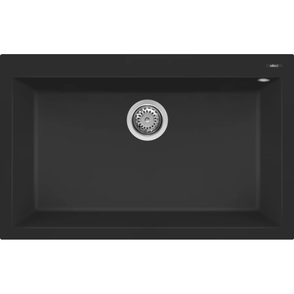 ELLECI Quadra 130 Mosogatótálca K86 Black