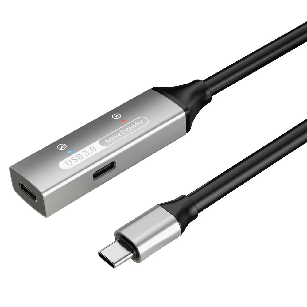 PREMIUMCORD USB 3.0 Type C prelungitor Negru 15m KU31REP15AL