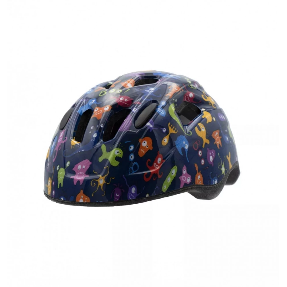 BELLELLI cyclist Child helmet XS in size - Monsters Blue