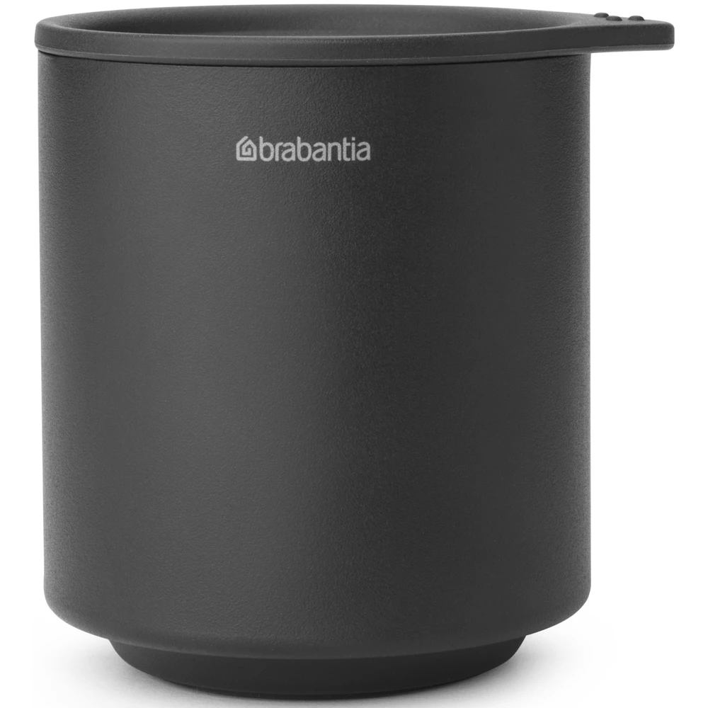 BRABANTIA MindSet cosmetic systematizing vattakorong holder silicone cover slip free soles steel határtalan grey ásványi textúra - 303289