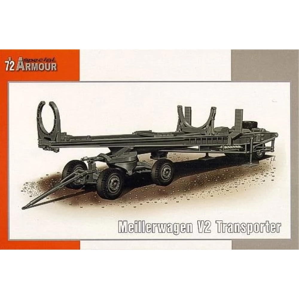 SPECIAL HOBBY 1/72 Meillerwagen V-2 Transporter carrying rocket