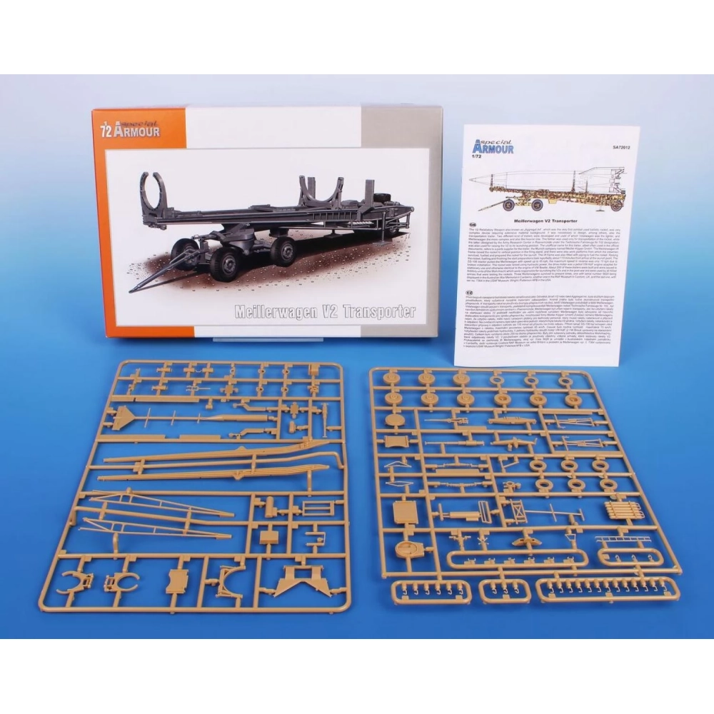 SPECIAL HOBBY 1/72 Meillerwagen V-2 Transporter carrying rocket