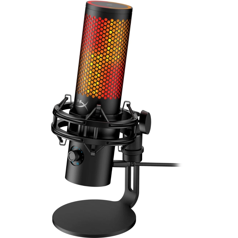 HP HyperX QuadCast 2 S RGB cu cablu mikrofon negru - iPon.ro