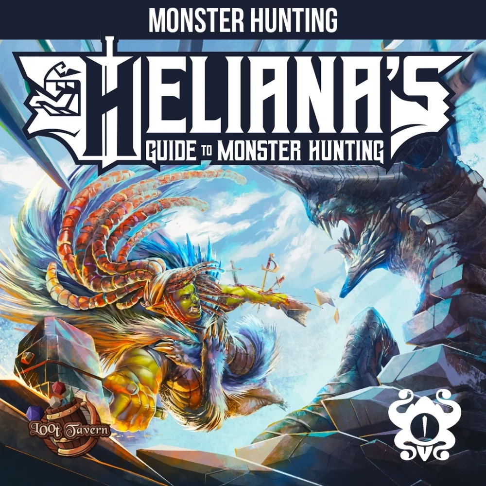 LOOT TAVERN Heliana’s Guide to Monster Hunting kalandjáték könyv