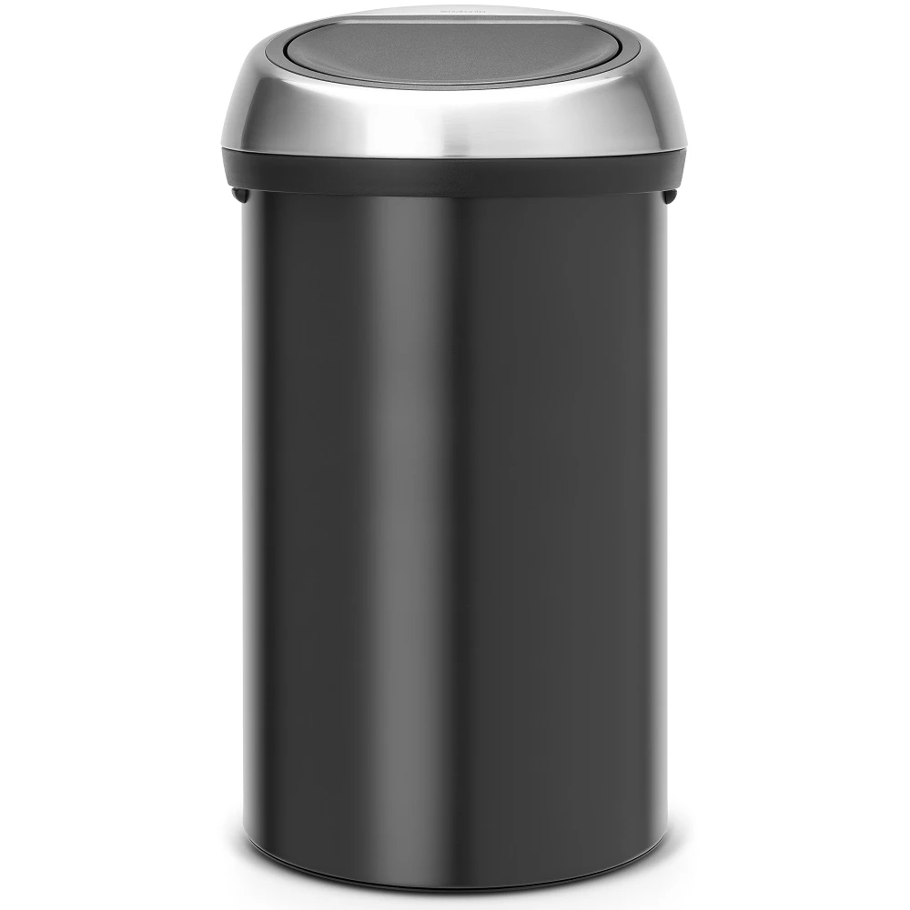 BRABANTIA 402548 Touch Bin nyomófedeles waste collection XXL 60L black-silver