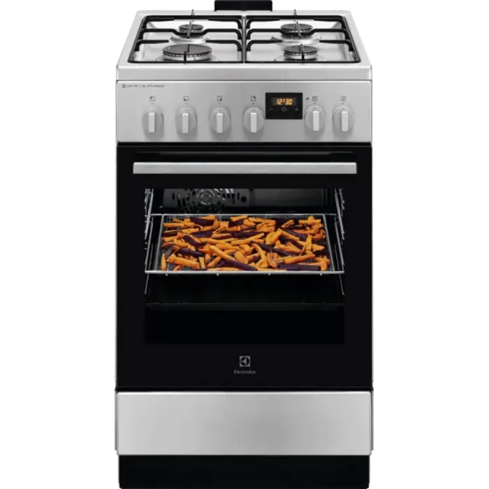 ELECTROLUX LKK560232X SteamBake Tűzhely Gázos 58L A Fehér