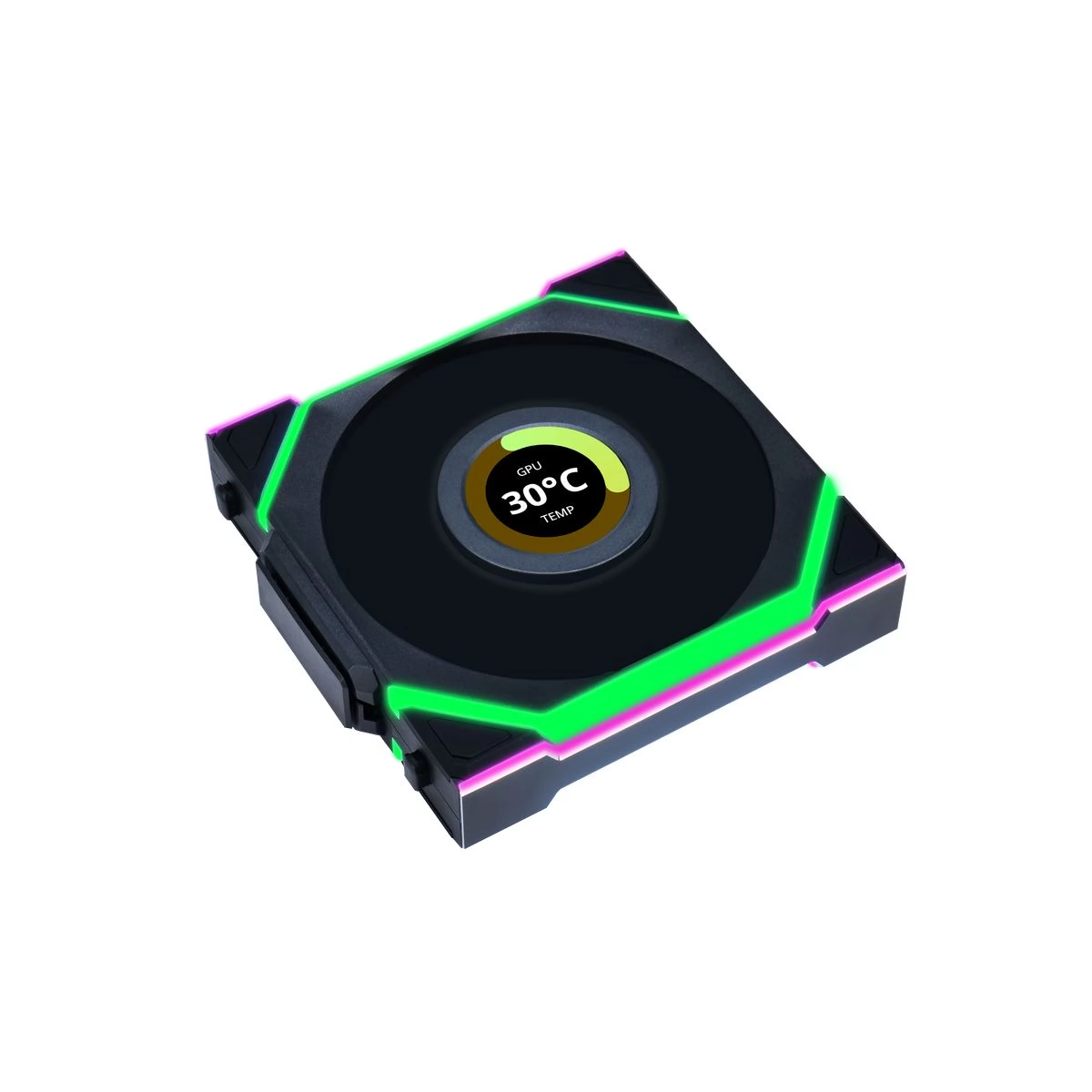 LIAN LI UNI FAN SL Wireless LCD 120 black reverse vane - iPoncomp.com