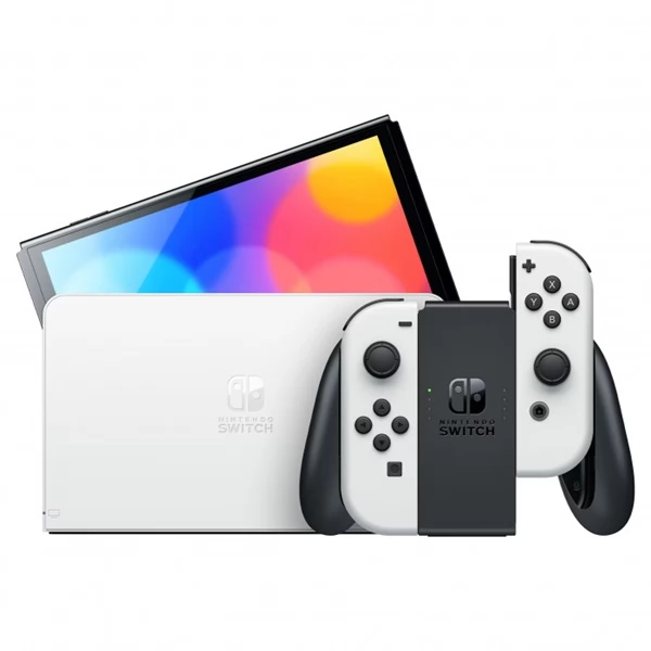 Nintendo Switch EU Nintendo Switch, Neon Blue and Red JoyCon, Versatile Gaming.