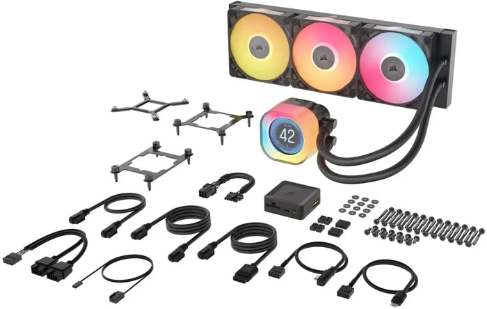 CORSAIR iCUE LINK Titan 360 RX LCD black - iPoncomp.com