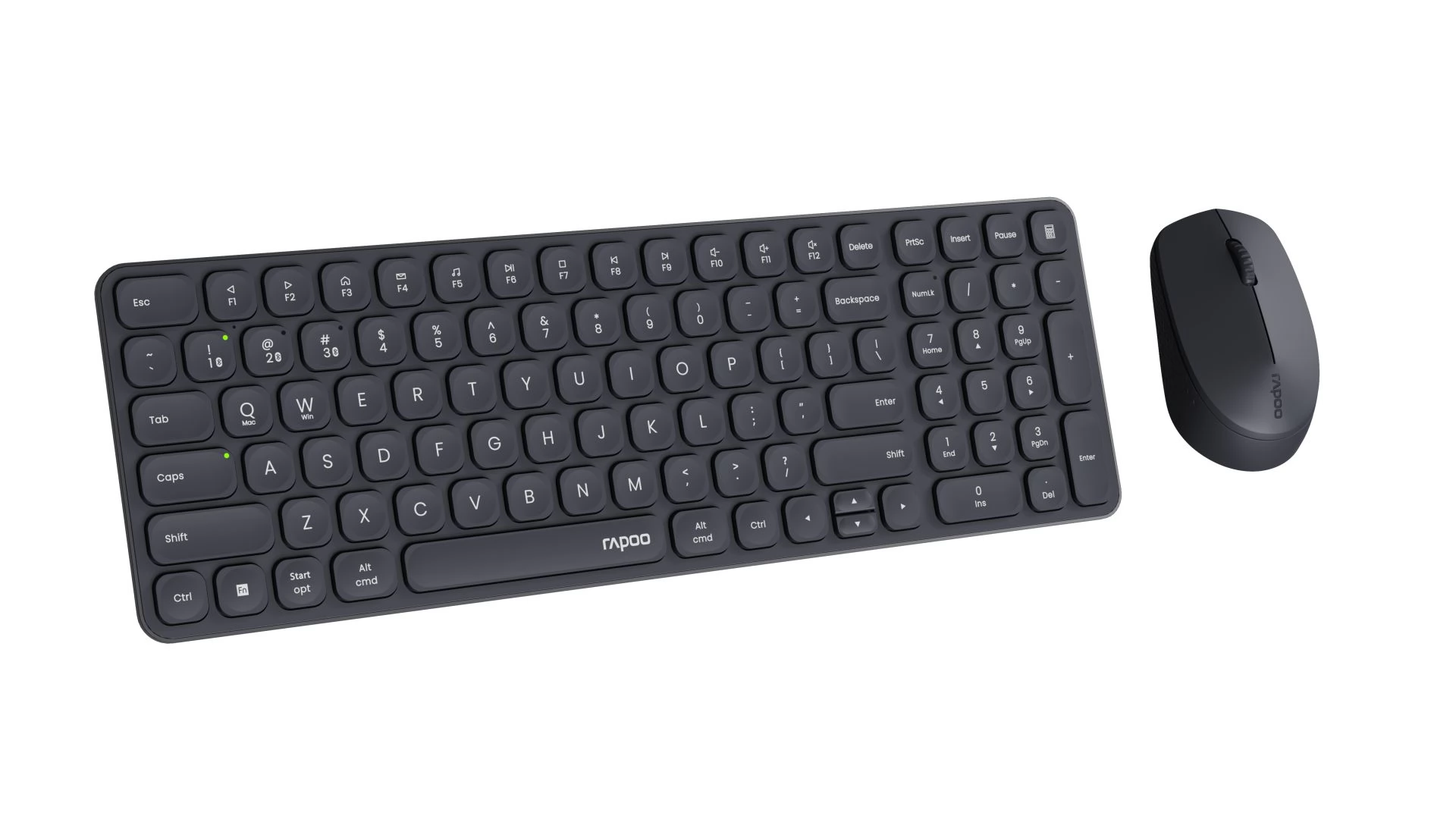 RAPOO 226491 9310M Multi-mode Wireless tastatură și mouse maghiar