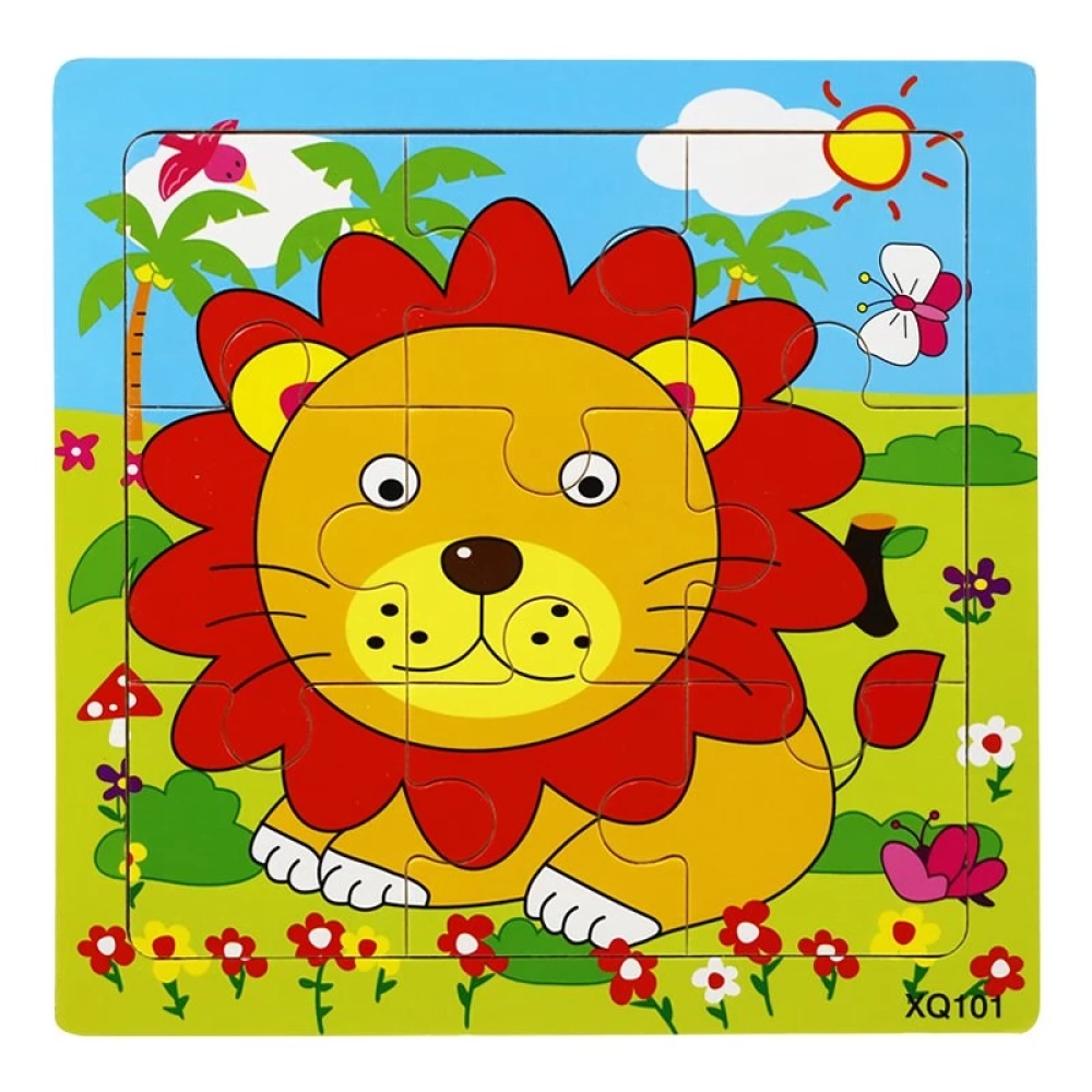 Sky Fa puzzle game 9 pieces Lion