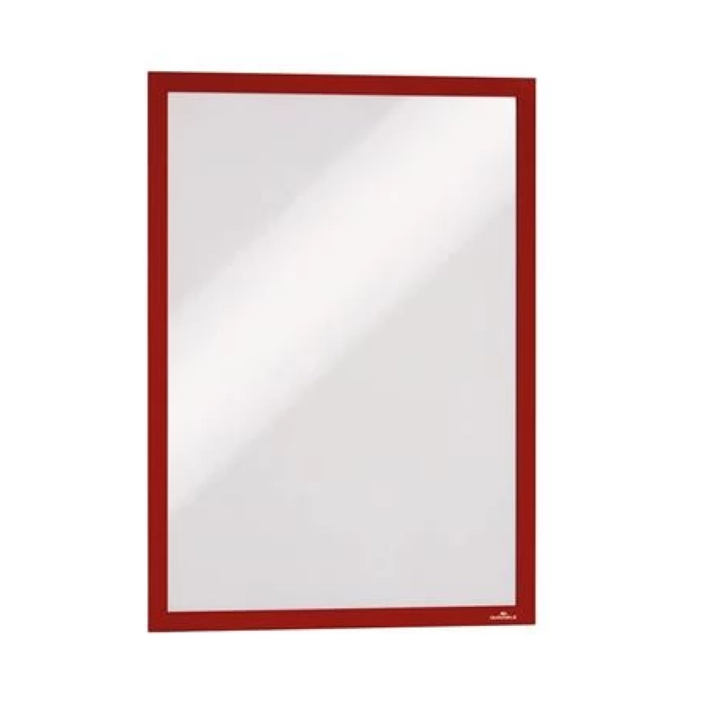 DURABLE DURAFRAME Infokeret A3 self-adhesive háttal red