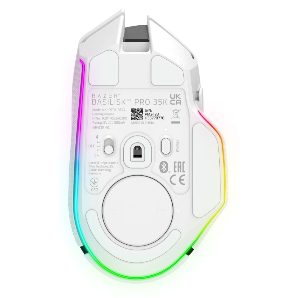 RAZER Basilisk V3 Pro 35K alb - iPon.ro RAZER Basilisk V3 Pro 35K alb - iPon.ro