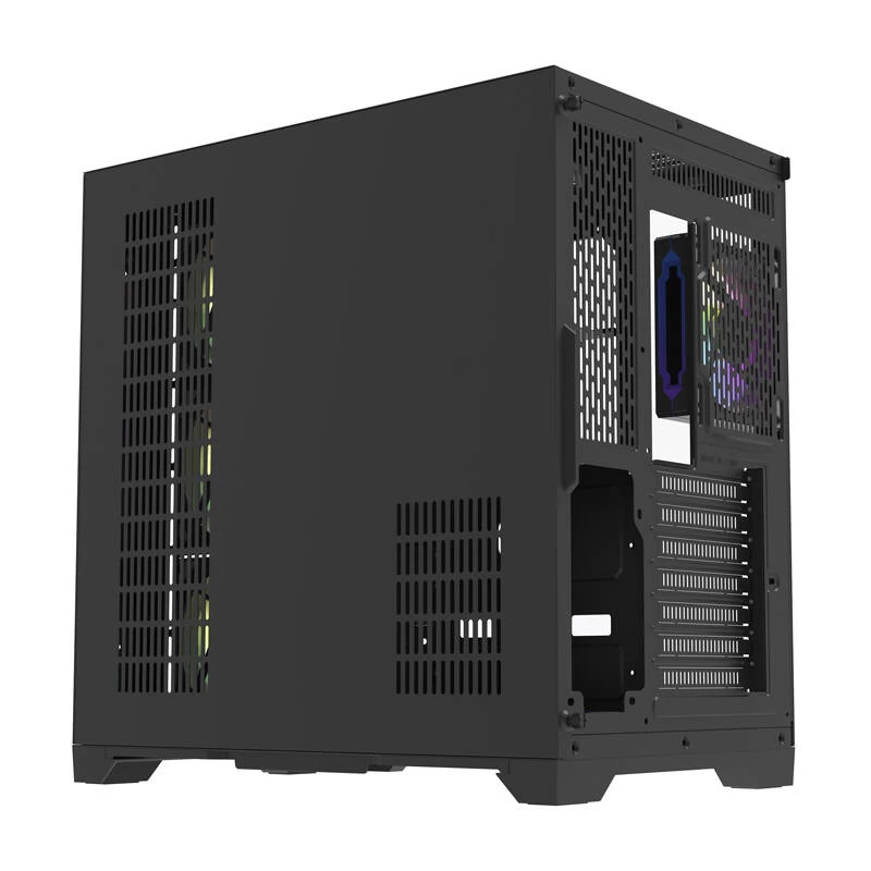 DARKFLASH FT418 PRO negru + 7 buc ARGB ventilator - iPon.ro