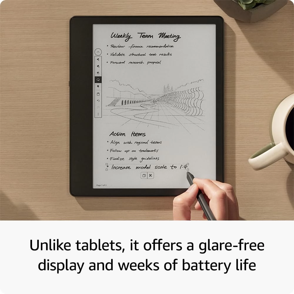 AMAZON Kindle Scribe publicitar 10.2