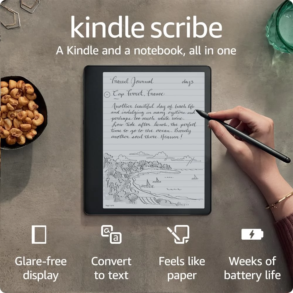 AMAZON Kindle Scribe publicitar 10.2