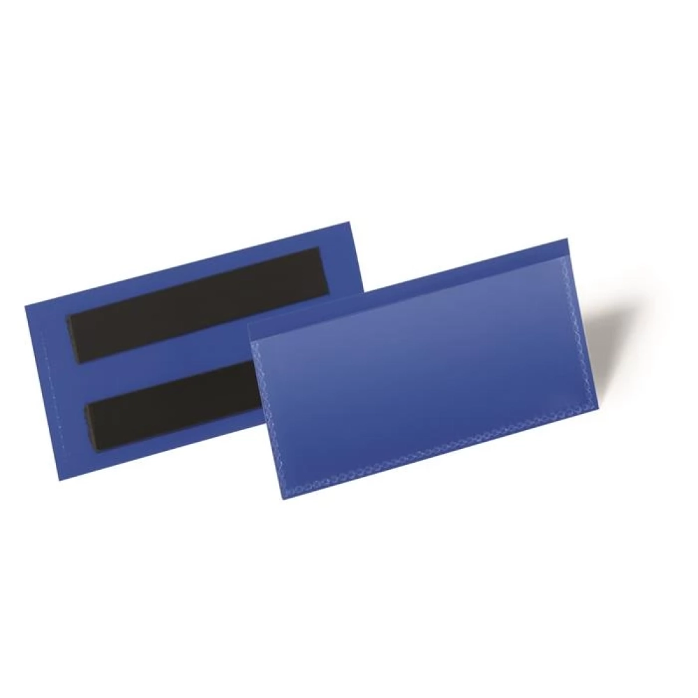 DURABLE Logisztikai zseb 100x38 mm lying magnet dark blue