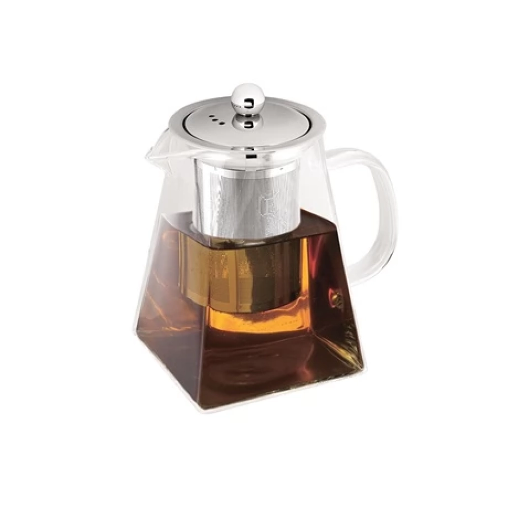 BERLINGER HAUS BH/7803 ceainic pătrat de forma termostabil sticlă cu filtru 750 ml