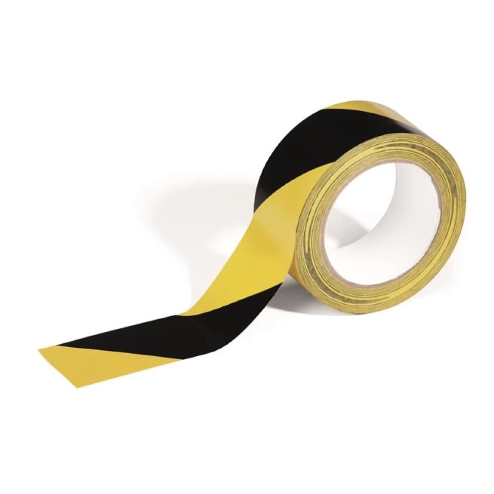 DURABLE DURALINE Jelölőszalag 50 mm x 33 m 0.16 mm Black-yellow