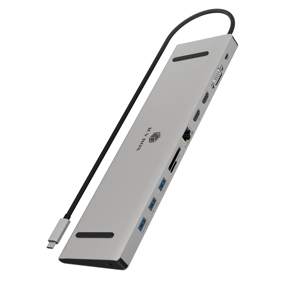 ICY BOX IB-DK2106A-CPD USB Type-C Dock - iPon.hu