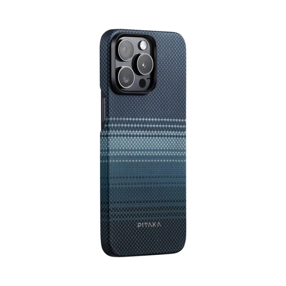 PITAKA Tactile Woven MagSafe case iPhone 15 Pro Max moonrise