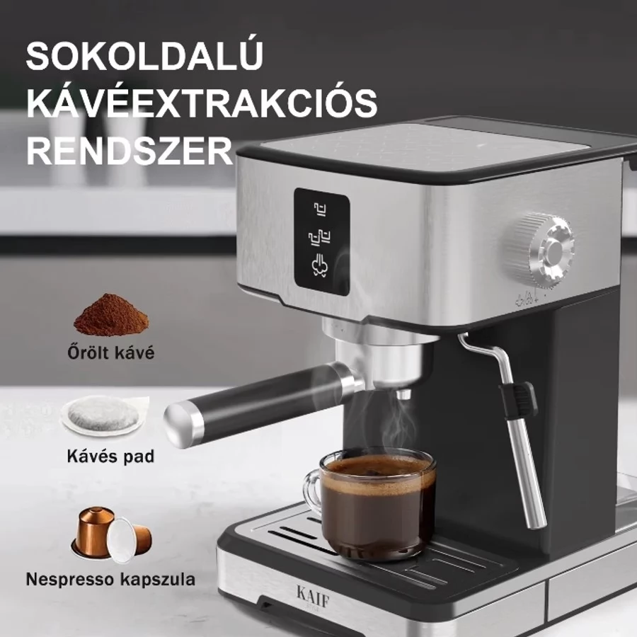 KAIF STYLE TC51A Explora Series creator 1400W 1.5L Ezüst/Fekete
