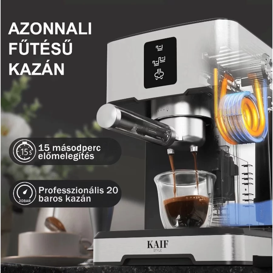 KAIF STYLE TC51A Explora Series creator 1400W 1.5L Ezüst/Fekete