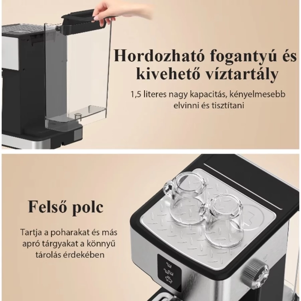 KAIF STYLE TC51A Explora Series creator 1400W 1.5L Ezüst/Fekete