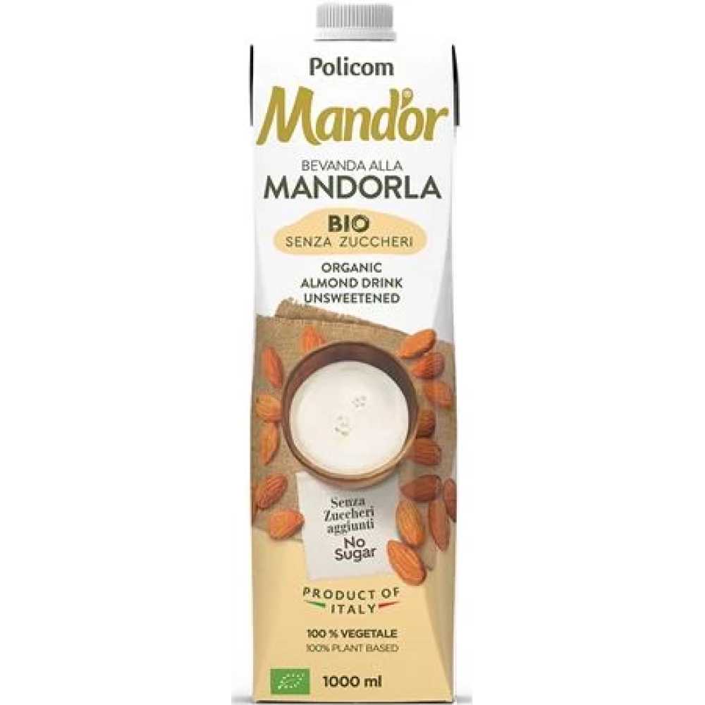 MANDOR Prémium Bio Növényi ital mandula cukormentes 1L