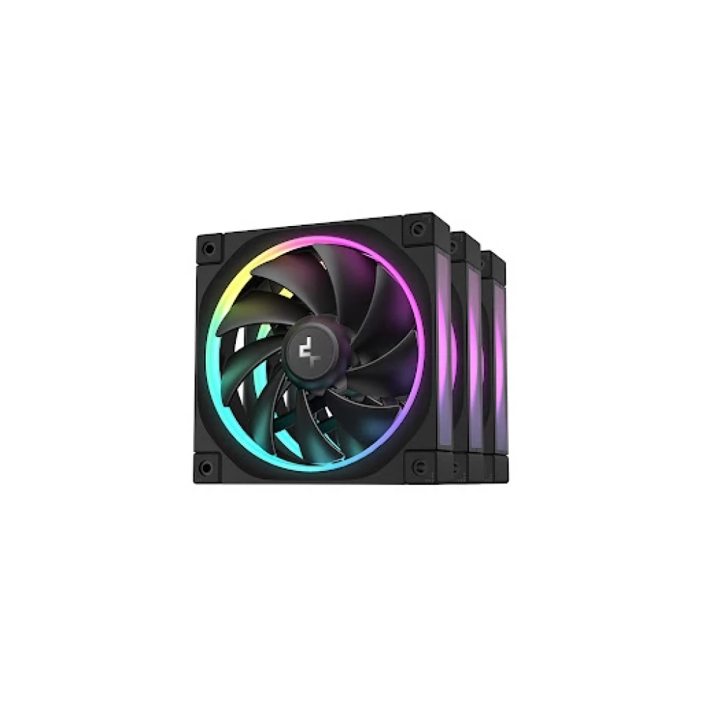 DEEPCOOL FL12 schwarz 3 klumpig einstellen