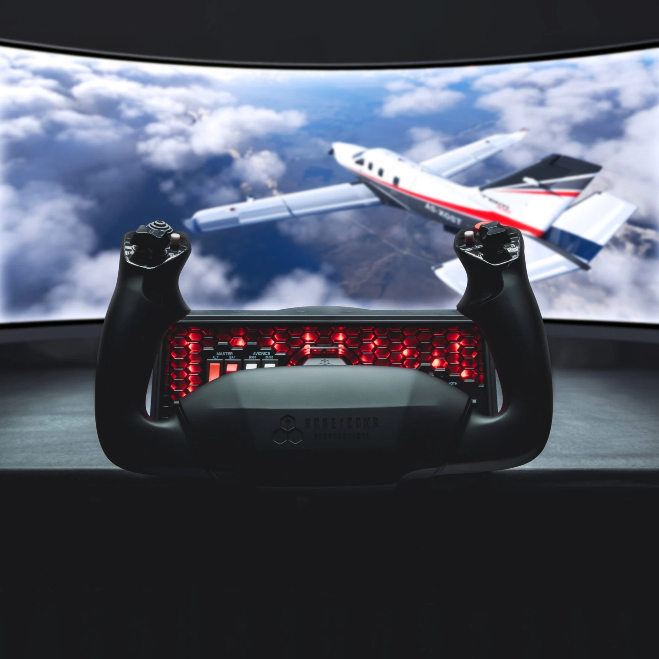 HONEYCOMB Alpha Flight Controls XPC Yoke - iPoncomp.com