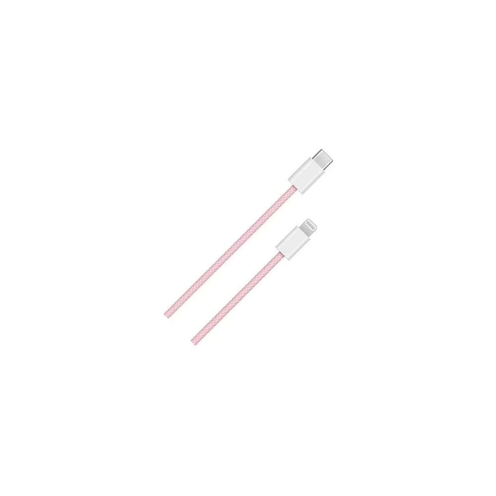 BLACKBIRD USB 2.0 Type C Lightning Töltő/adat Pink 1m BH1589