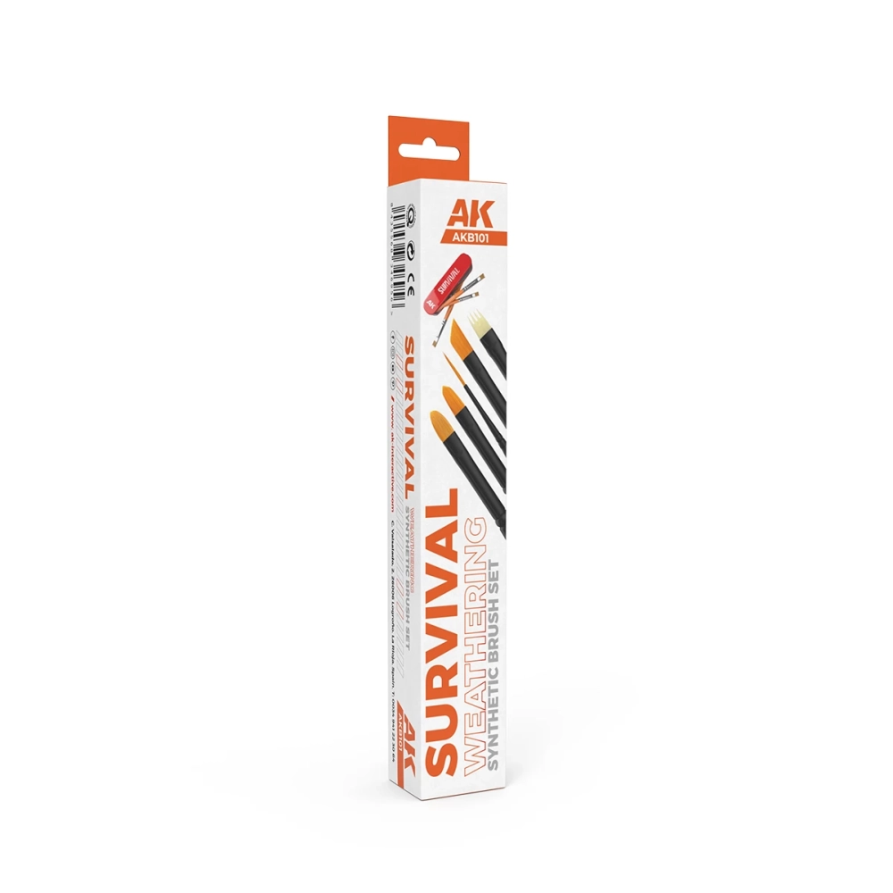 AK INTERACTIVE Survival antikoló ecset készlet 5 darabos