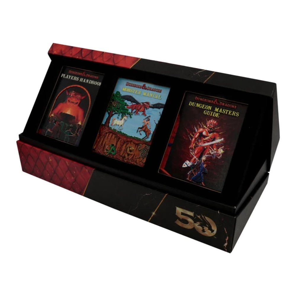 FANATTIK Dungeons & Dragons 1st Edition Book Cover 50. anniversary emléktábla stock