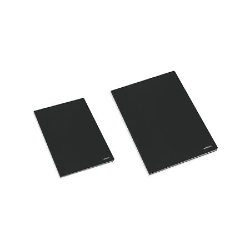 AMBAR Classic Füzet tűzött A5 sima 80 lap black