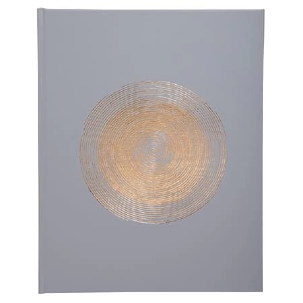 EXACOMPTA Ellipse Vendégkönyv 27x22 cm 50 lap grey