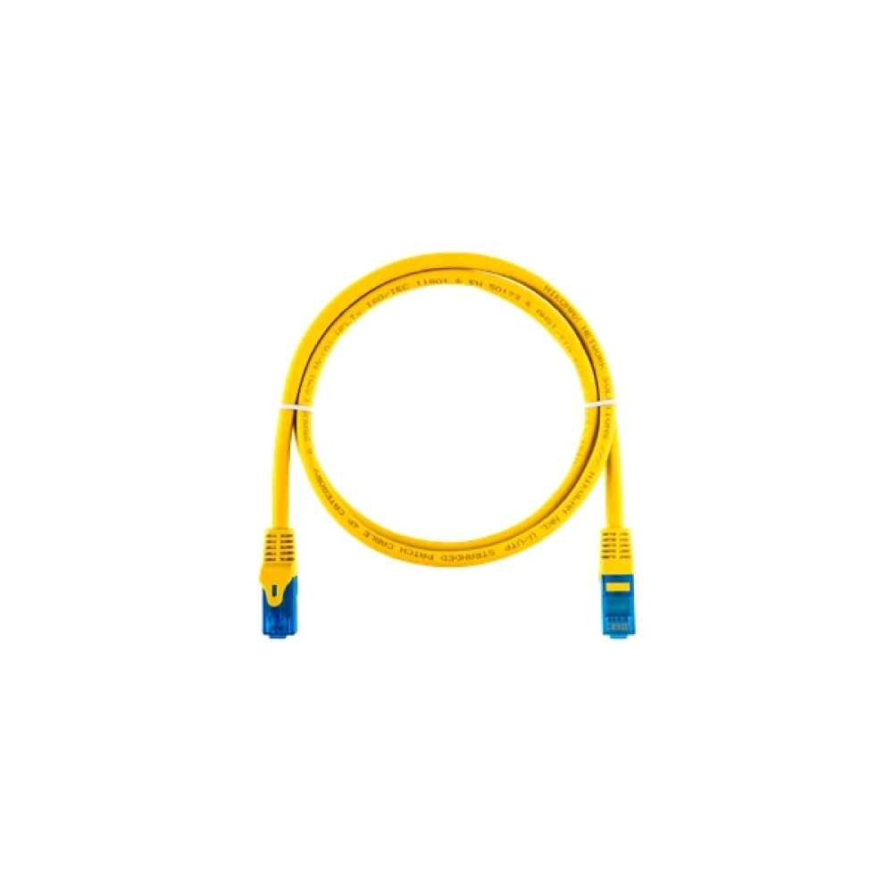 NIKOMAX UTP CAT6 Connector Yellow 3m NMC-PC4UE55B-ES-030-C-YL