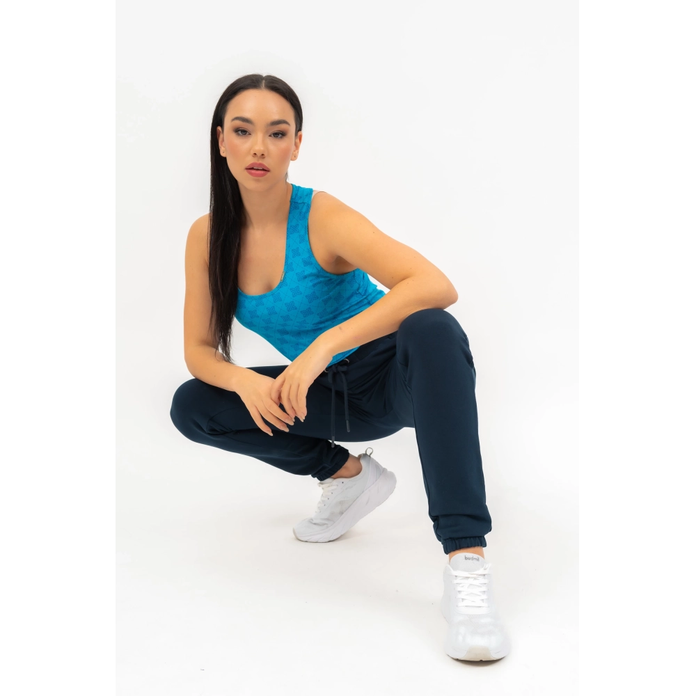 BUDMIL elasticated bottomed szabadidőnadrág Female XS s.kék