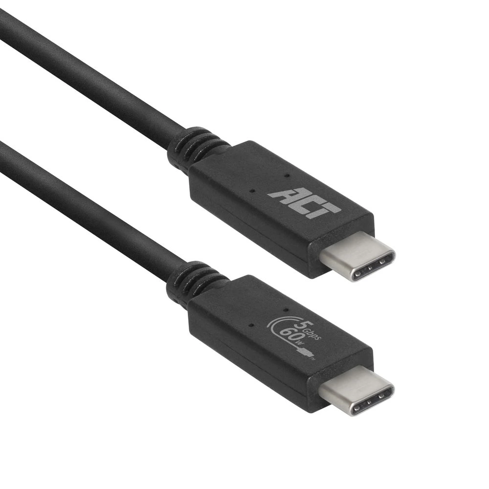 ACT CONNECTIVITY USB 3.0 Type C Liaison Schwarz 1m AC7401