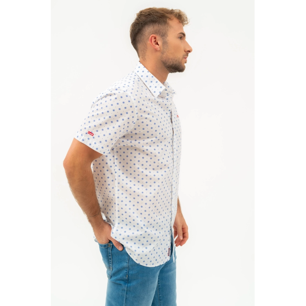BUDMIL Modern fit ing Férfi XXXXL fehér-kék