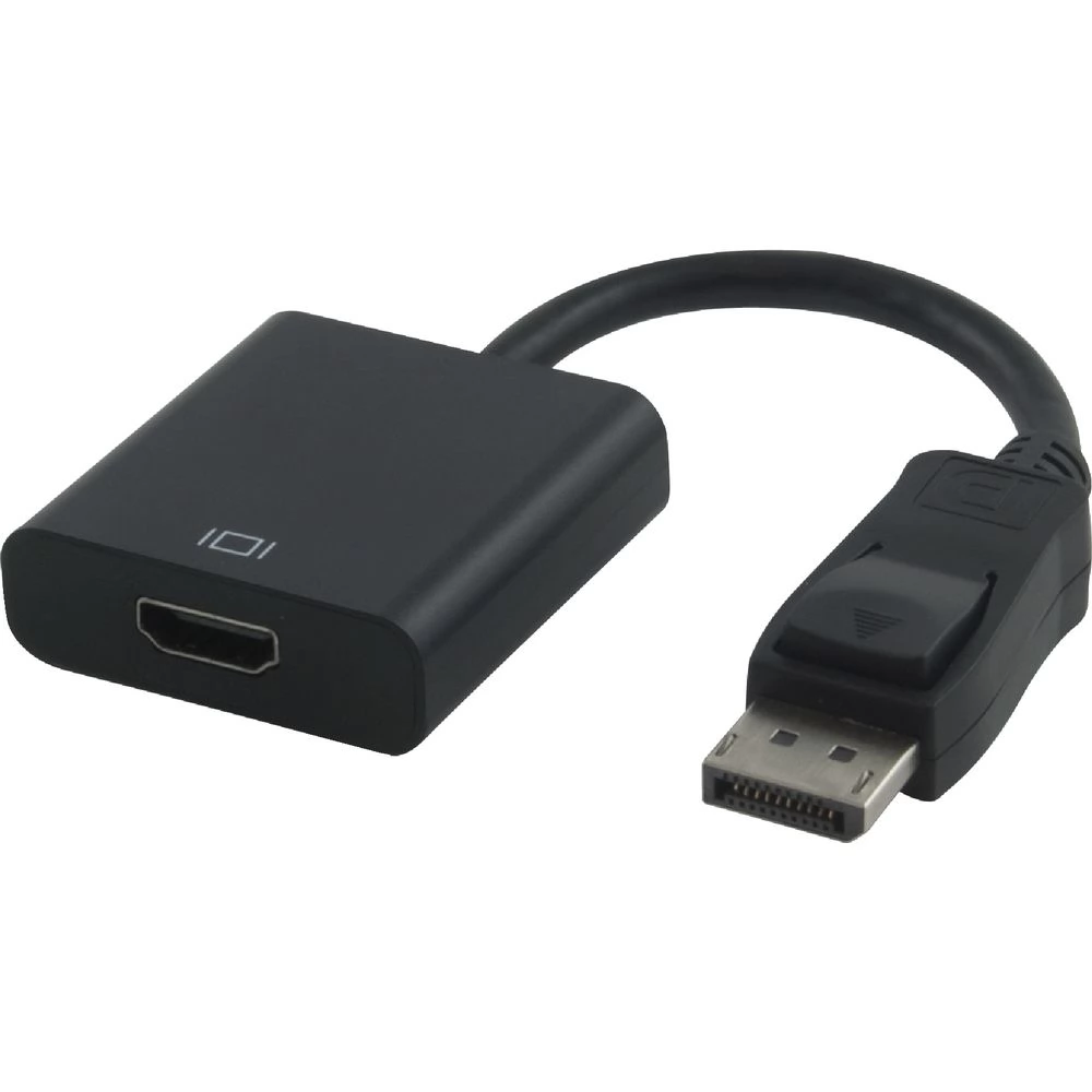 SBOX DisplayPort HDMI Transformator Schwarz 13cm AD.DP-HDMI/R