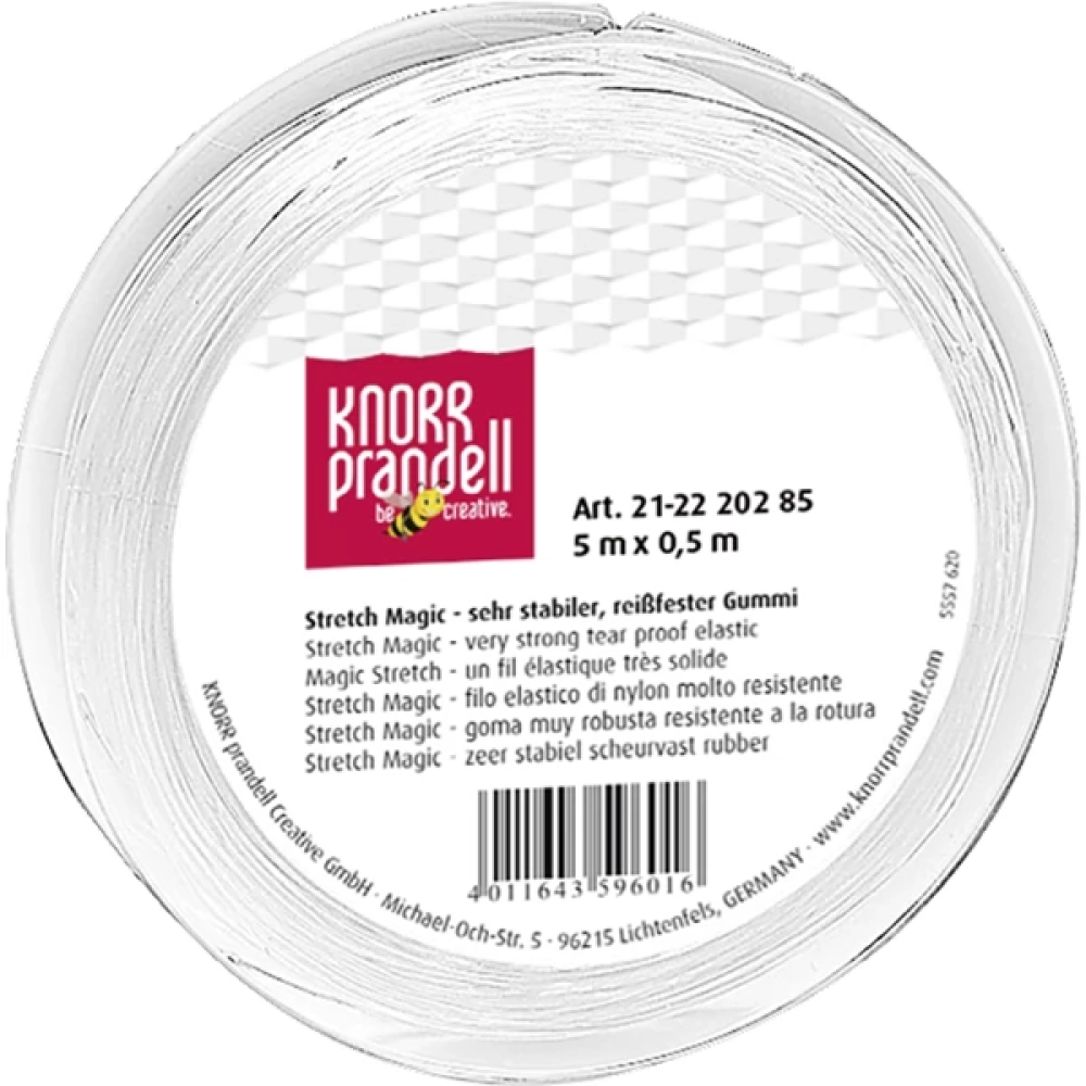 BRUNNEN Knorr Prandell 0.5 mm 5m transparent elastic gumidamil