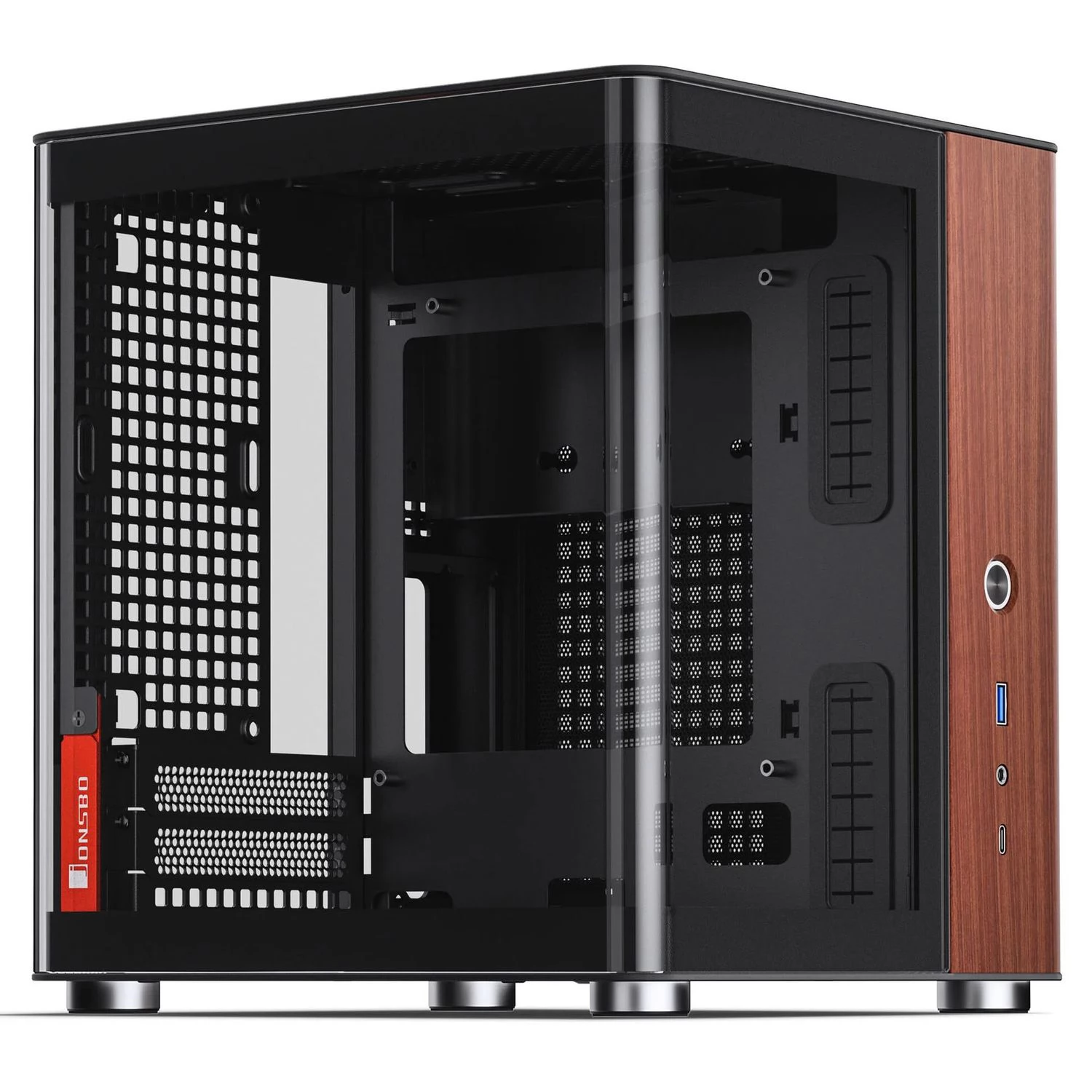 JONSBO TK-0 mini-ITX TG black - iPoncomp.com