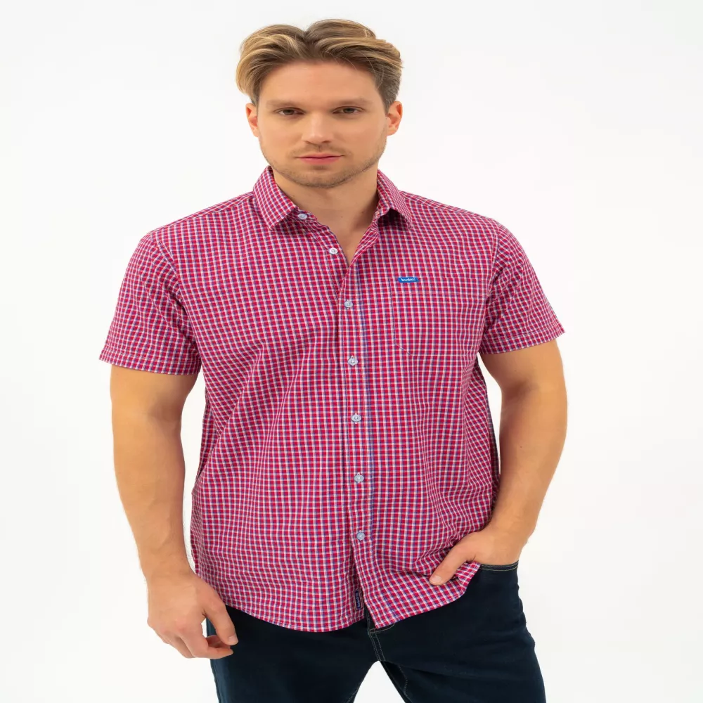 BUDMIL Regular fit ing Férfi XXL piros-kék
