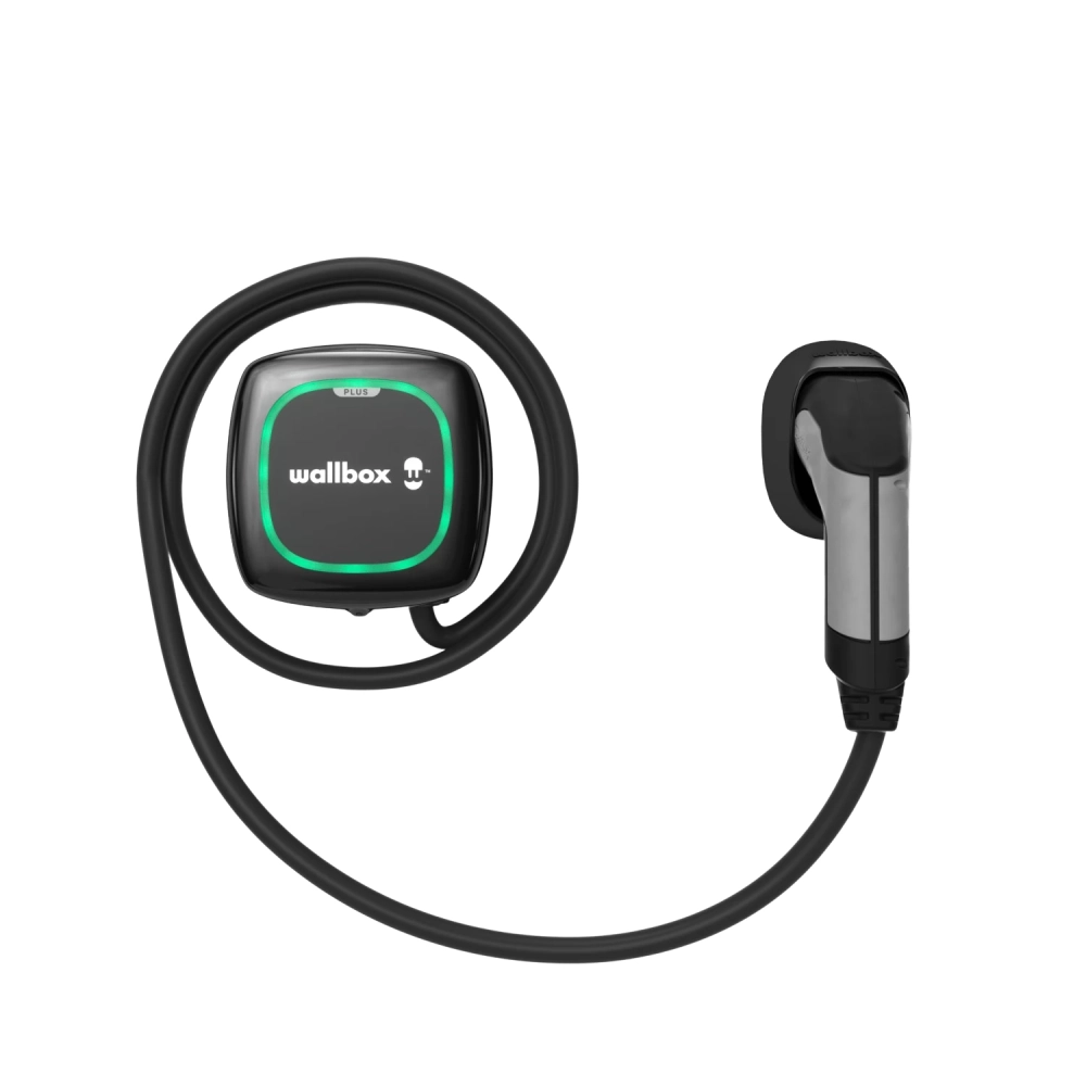 WALLBOX Pulsar Plus 22kW + POWER BOOST + Kábeltartó fekete