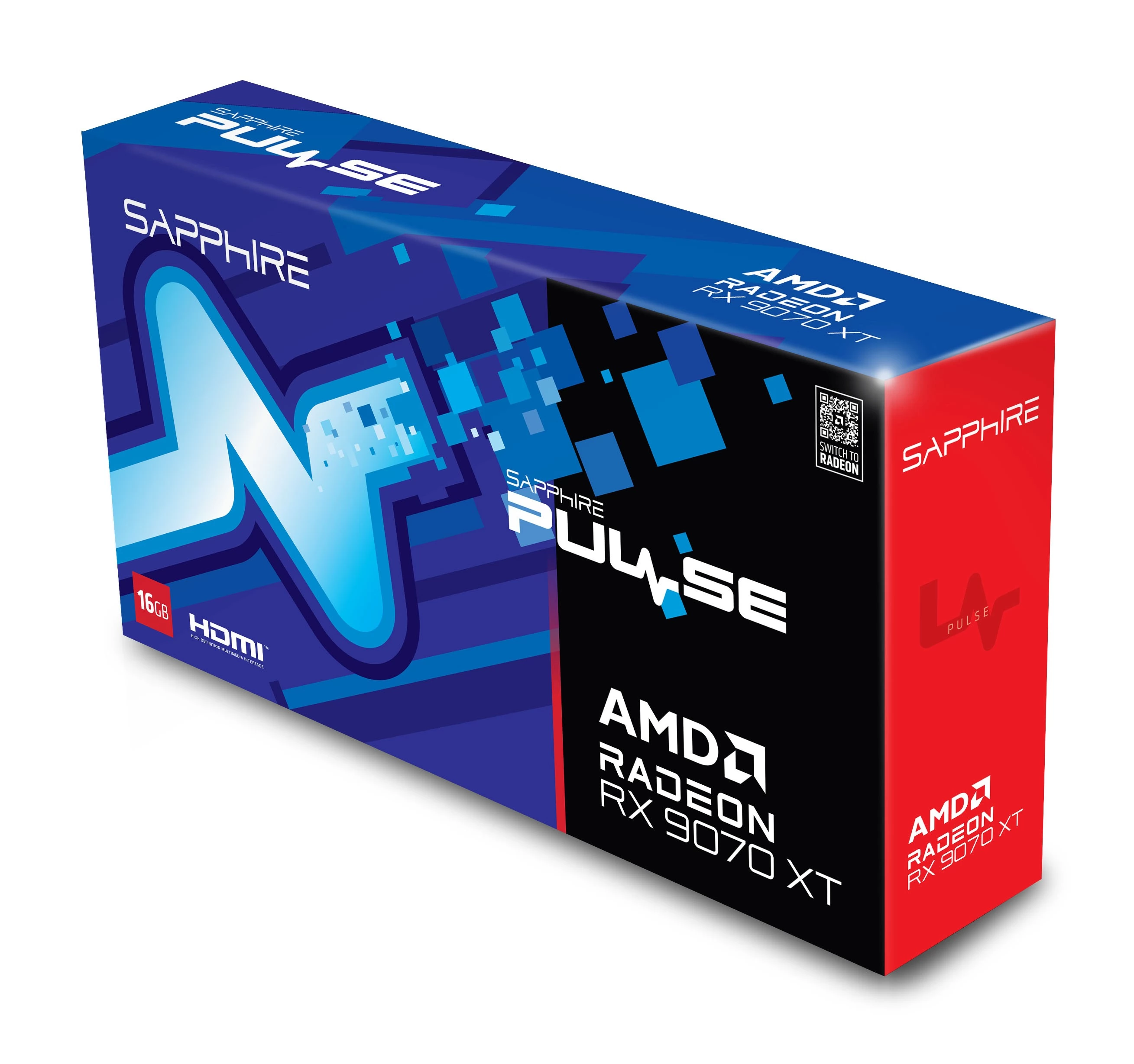 SAPPHIRE 11348-03-20G Radeon RX 9070 XT 16GB GDDR6 PULSE
