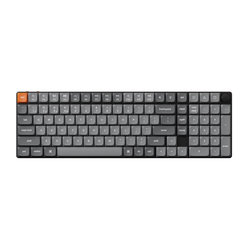 KEYCHRON K17 Max QMK Wireless RGB Hot-Swappable Brown US English