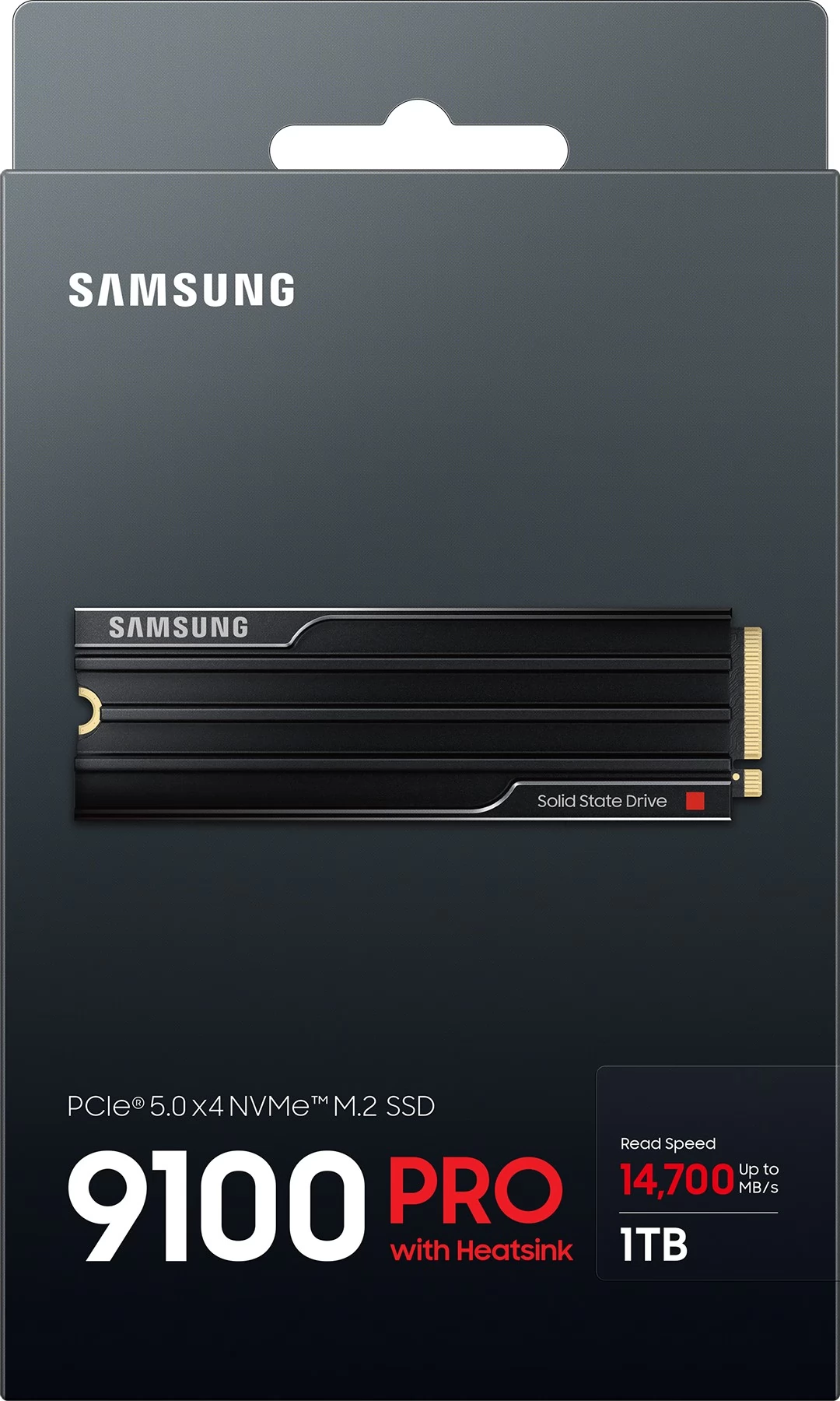 SAMSUNG 1TB 9100 Pro with Heatsink M.2 PCIe M.2 2280 MZ-VAP1T0CW -  iPoncomp.com