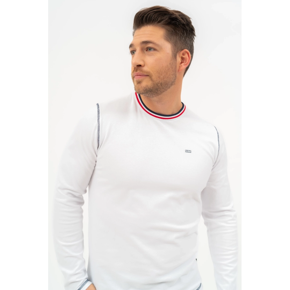 BUDMIL Thin long sleeve upper Man XXL white