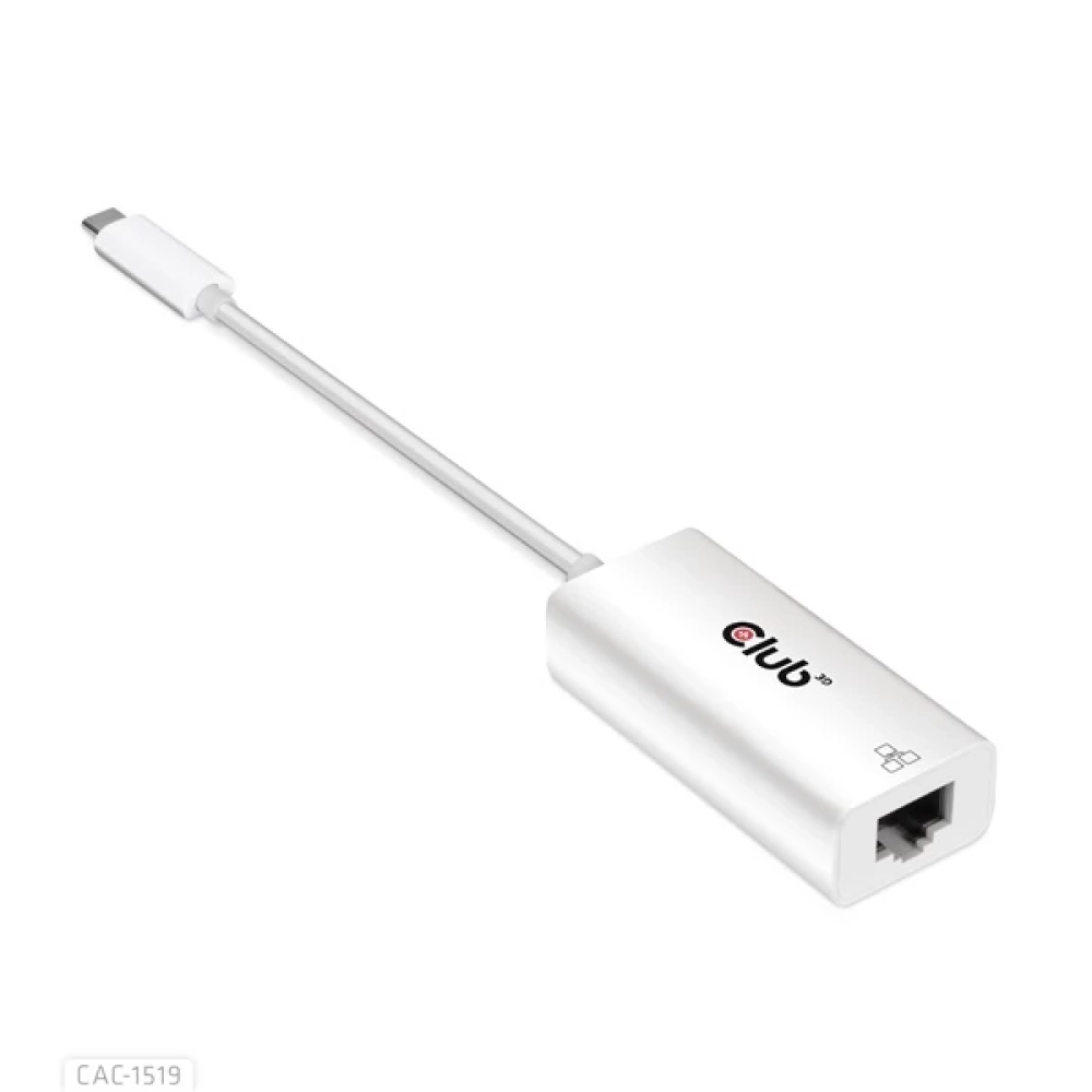 CLUB3D CAC-1519 USB 3.0 Type C UTP Convertor 20cm 1Gbps alb